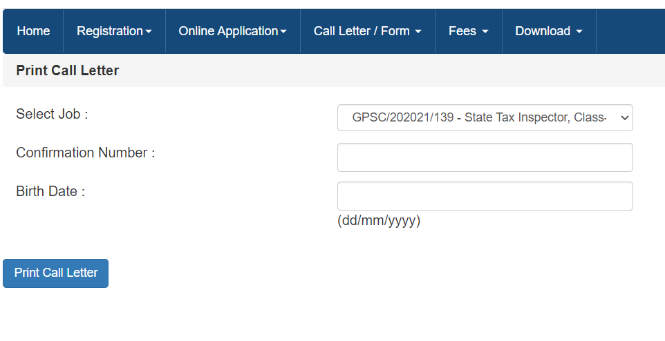 gpsc state tax officer call letter 2021.png